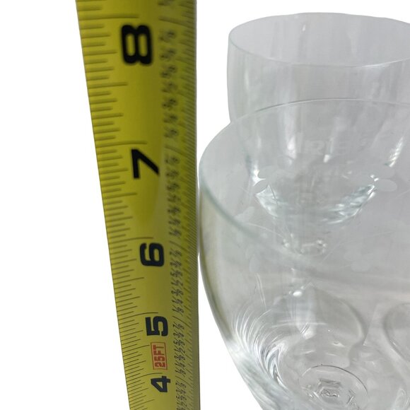 Set Of 4 Crystal Irish Coffee Glasses With Etched Shamrock Design - Picture 10 of 10